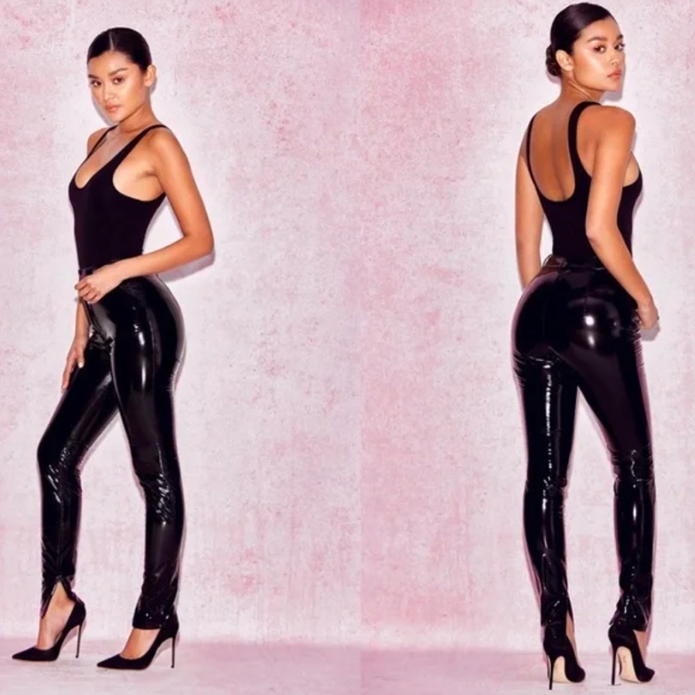 House of CB vinyl leather pants